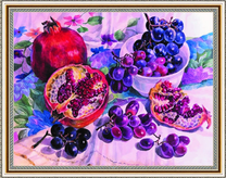 Гранат и виноград