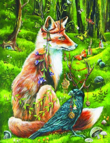 Лиса и ворон