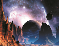 Неимоверный ландшафт другой планеты