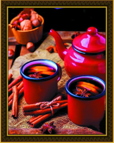 Ароматный глинтвейн с корицей