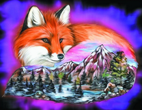 Лиса и гора