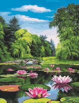 Озеро с лотосами