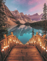 Романтический спуск к озеру