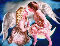 Парочка ангелочков на небе