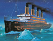 Титаник среди айсбергов