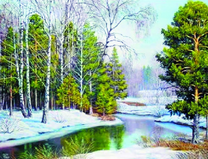 Ранняя весна в лесу