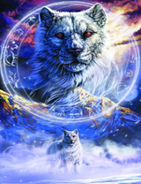 Горный снежный барс