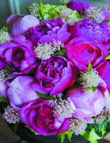 Букетик фиолетовых роз