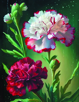 Роскошные гвоздики