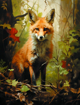 Молодой лисенок