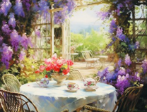 Летнее чаепитие в саду