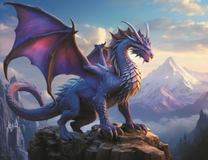 Сапфировый дракон