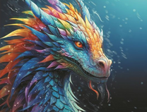Разноцветный дракон