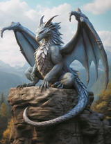 Большой каменный дракон