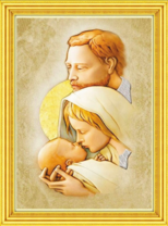 Семья с младенцем