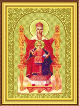 Богоматерь с Младенцем на троне