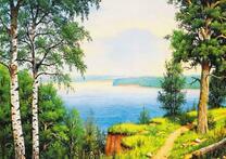 Высокий берег озера