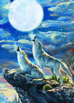 Волчий вой в полнолуние