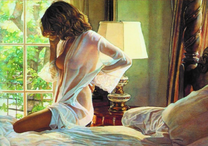 Молодая обнаженная женщина