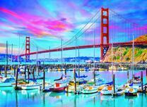 Стоянка яхт под Бруклинским мостом