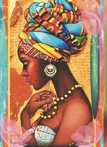 Африканская девушка в чалме