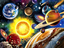 Разноцветные планеты