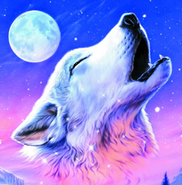 Вой волка на луну