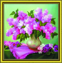 Яркий букет сирени