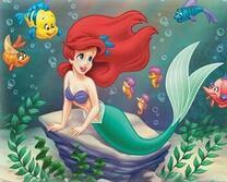 Ариэль на дне морском