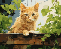 Любопытный котик