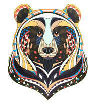 Спокойный бурый медведь