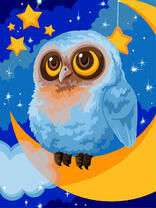 Совушка на луне