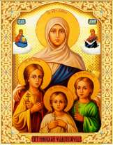 Изображение Веры, Надежды, Любви и матери их Софии