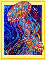 Цветная медуза