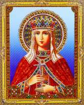 Изображение иконы Святой Людмилы