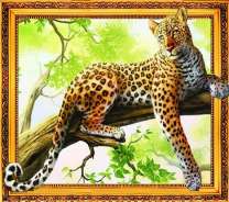 Грациозный ягуар на дереве