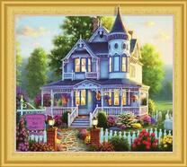 Сказочный домик с цветущим садом