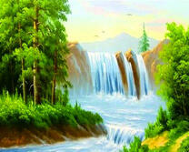 Высокие пороги у реки