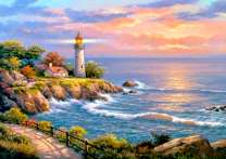 Домик смотрителя маяка в прекрасном месте