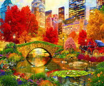 Сентрал-парк в городе Нью-Йорке