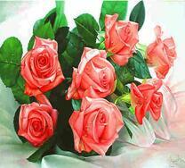 Букет нежных роз