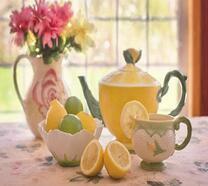 Утренний чай с лимончиком