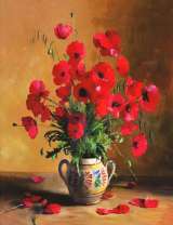 Увядающий букетик маков