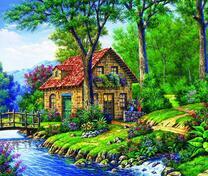 Домик у лесной реки