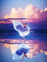 Танец балерины на зеркальном озере