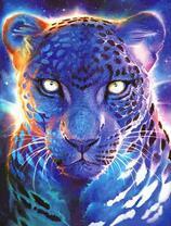 Сказочный леопард в ночи