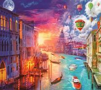 Закат солнца над Венецией