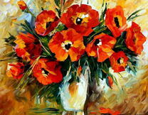 Маки в вазе