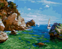 Скалистая морская бухта