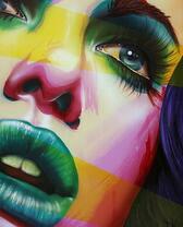 Яркий портрет девушки